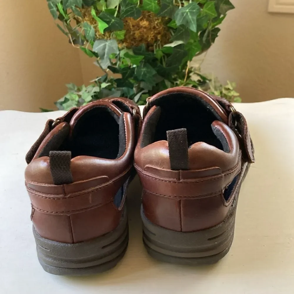 Drew Dublin Leather Fisherman Style Mens Sandals Size 11